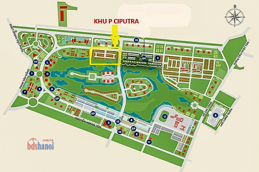 Khám Phá Biệt Thự Khu P Ciputra: Vị Trí Vàng, Tiện Ích Đẳng Cấp!