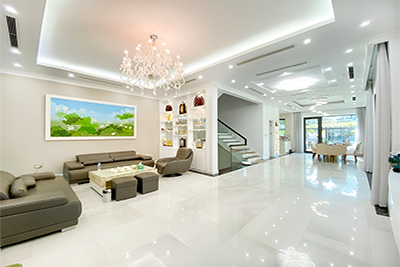 Bán Biệt Thự Song Lập Vinhomes Riverside 255.5m² View Sông, Có Hầm