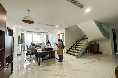 Bán căn hộ Duplex Sunshine City Ciputra diện tích 192,3m², view sông Hồng, có sổ đỏ