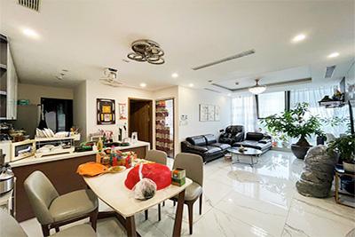 Bán căn hộ Sunshine City 86,2m² tại Ciputra, 2PN+1, view Sông Hồng, đủ nội thất