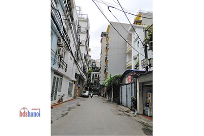 Bán căn nhà 40m x 5 tầng, mặt ngõ phố Đặng Thai Mai, đường rộng 2 ô tô tránh