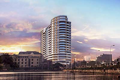 Bán gấp căn hộ 74,5m2 Watermark Hồ Tây, Tầng Cao, Nội Thất đẹp