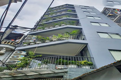 Bán tòa căn hộ phố Quảng Khánh, Tây Hồ, 8 tầng thang máy, 7 căn hộ cho thuê