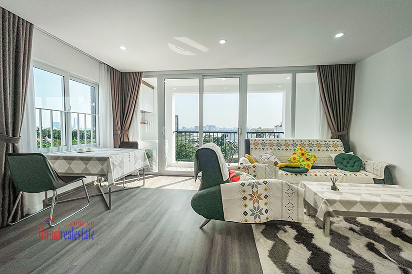 Bán toà nhà căn hộ view Hồ Tây có dòng tiền 80 tr một tháng tại Tô Ngọc Vân Tây Hồ Hà Nội