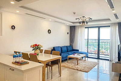 Căn hộ 3 phòng ngủ tầng cao view sông hồng tại D’. Le Roi Soleil 59 Xuân Diệu