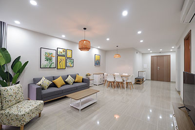 L345 Bán căn hộ 114m, view sân Golf tòa L4 đầy đủ nội thất