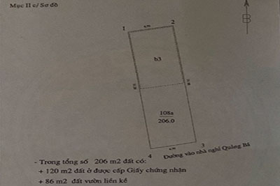 Nhà mặt phố TÔ NGỌC VÂN, DT 206m2 cần bán gấp