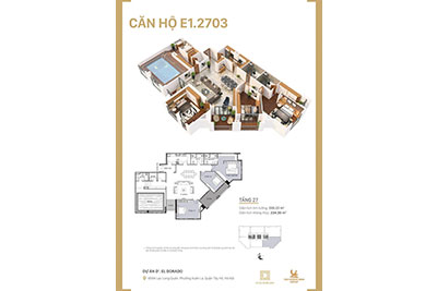 Siêu phẩm Penthouse view Hồ Tây có bể bơi, Dt 250m, hướng Đông Nam, 