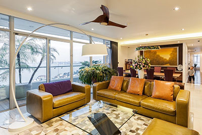 Watermark: Căn hộ cao cấp 6 sao view Hồ Tây, dt 245m, 4 phòng ngủ, 3 vệ sinh, nội thất nhập khẩu